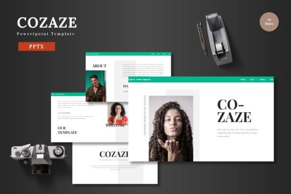 Cozaze - Powerpoint Template: A Versatile Tool for Modern Presentations