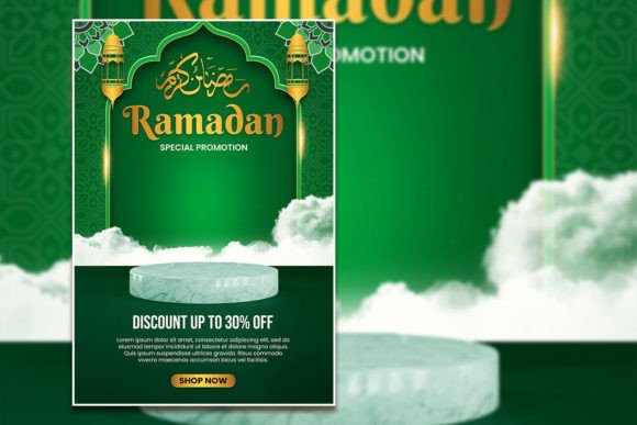Creative Ramadan Sale Flyer Template