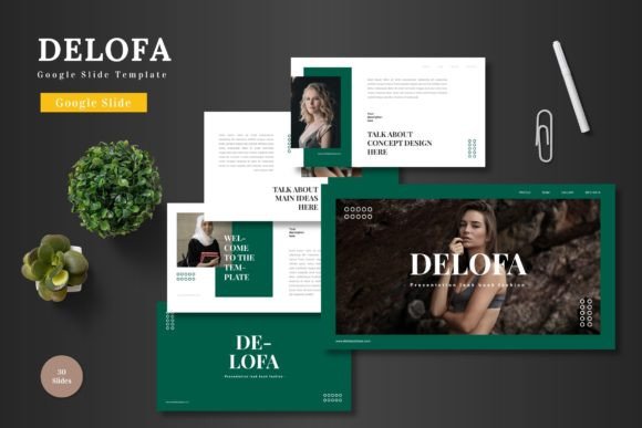 Delofa - Google Slide Template: A Versatile Tool for Modern Presentations
